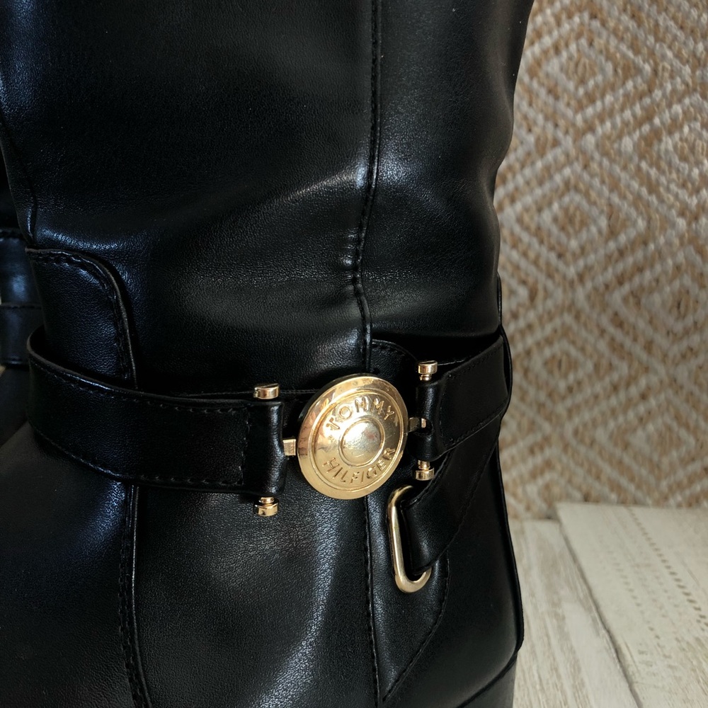 🌿 5/$30 Tommy Hilfiger • Black Riding Boots - Picture 2 of 7